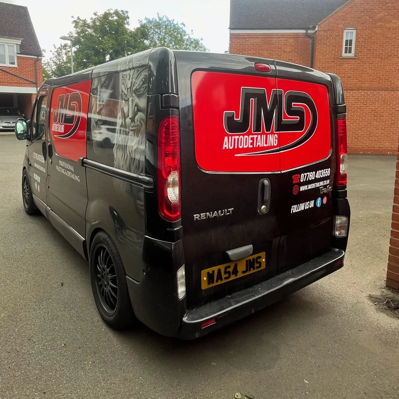 The JMS Autodetailing van