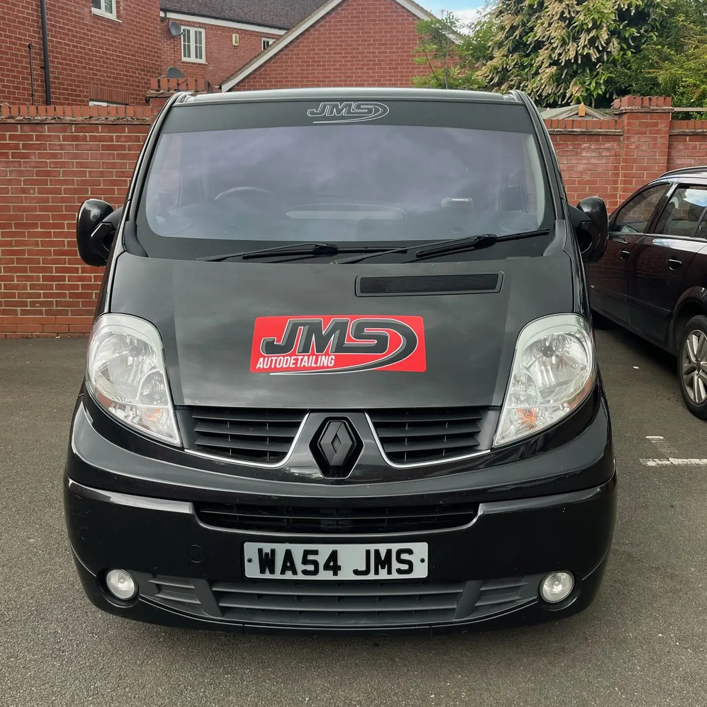 Front of the JMS Autodetailing van