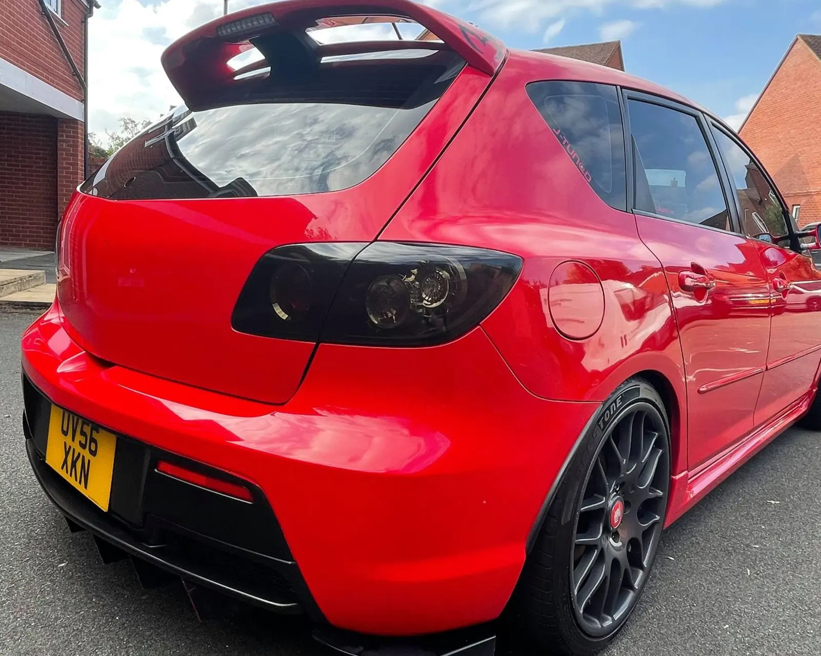 Red Mazda 3 MPS